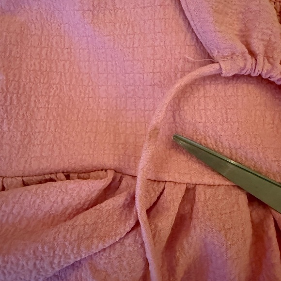 Urban Outfitters Pink Ruffle Babydoll Top Size XS - Picture 4 of 4